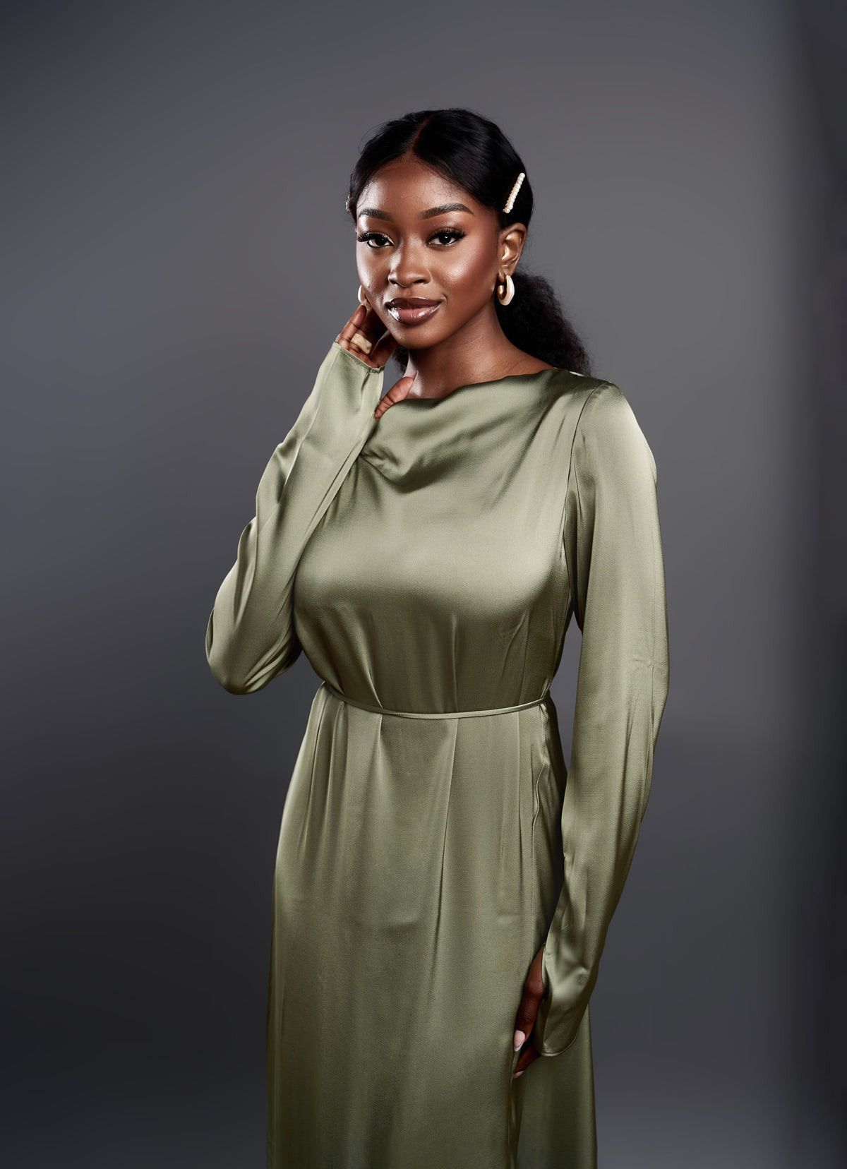 Raya Maxi dress - Olive