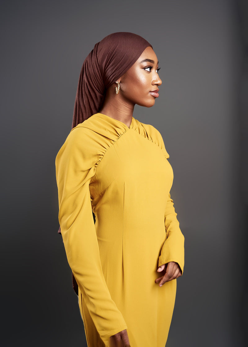 Naera Maxi Dress- Mustard