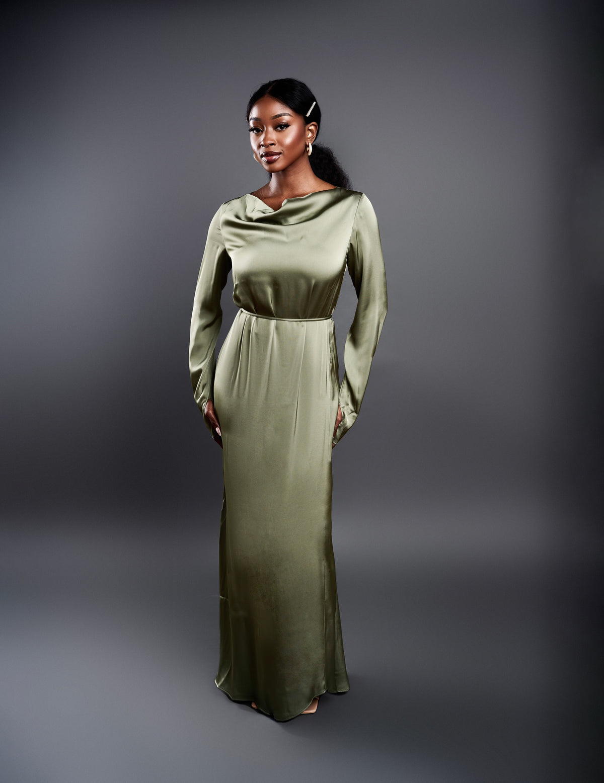 Raya Maxi dress - Olive