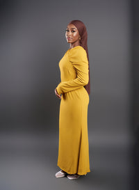 Naera Maxi Dress- Mustard