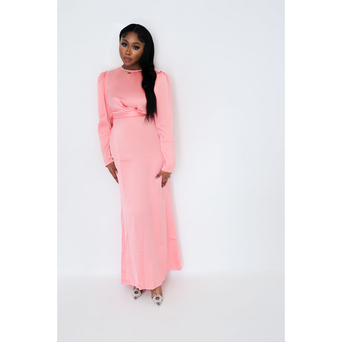 Malika Maxi Dress- Pink